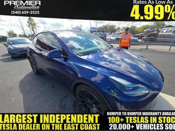 TESLA MODEL Y 2022 7SAYGDEF9NF534385 image